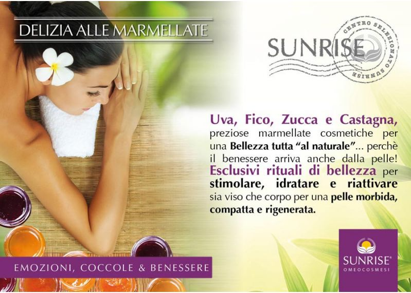 Degustazione cosmetica con “rituale delizia alle marmellate”, Percorso Spa e Bollicine