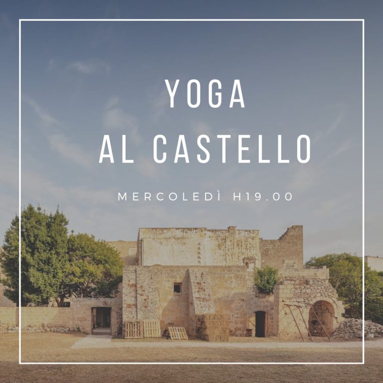 Yoga at Tutino Castle in Tricase