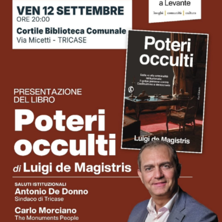 “POTERI OCCULTI”, LUIGI DEI MAGISTRIS